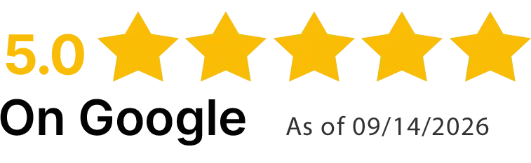 Vista Pest Control: 5.0 out of 5 on Google, as of September 14, 2026